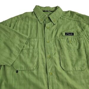 Black Tip Grand Slam Shirt Fishing / Outdoors Lime Green Men's‎ Large